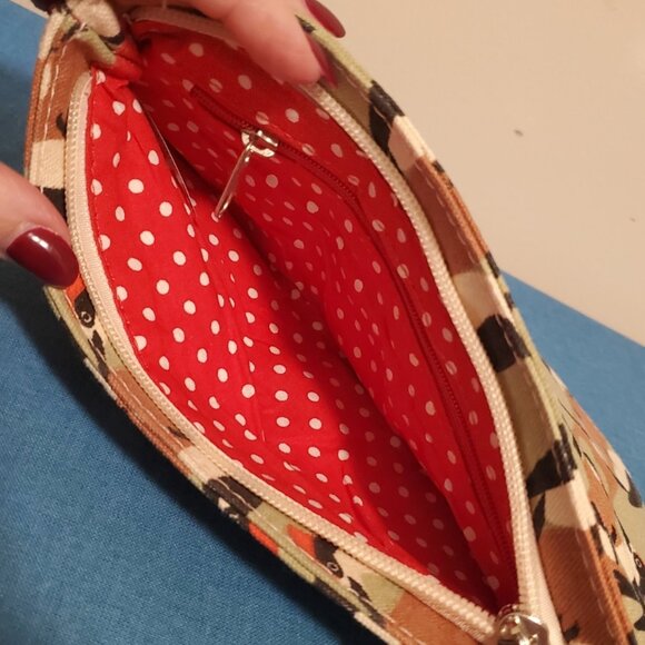 BUNGALOW360 Woodpeckers Canvas Wristlet Wallet 5"x9" - Picture 6 of 8